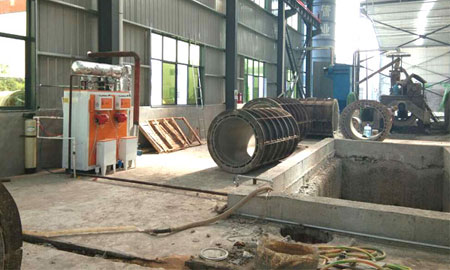 鋼材清洗蒸汽發生器安徽應流集團使用案例